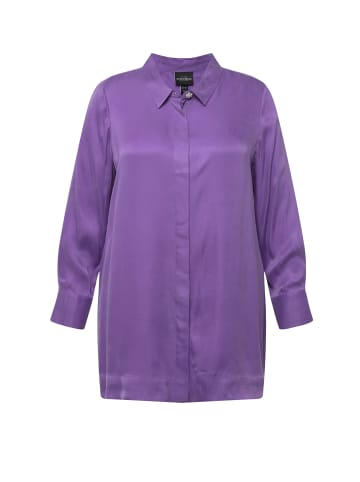 Ulla Popken Hemdbluse in dunkel Flieder
