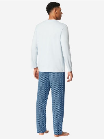 Schiesser Pyjama Comfort in hellblau
