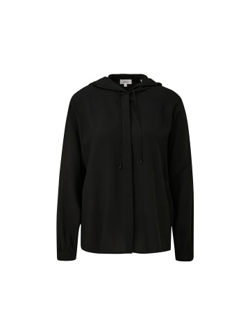 S.OLIVER RED LABEL Langarmbluse in Schwarz