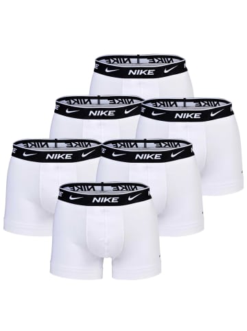 Nike Boxershort 6er Pack in Weiß