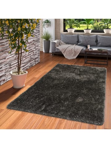 Snapstyle Hochflor-Teppich Emotion Mix in anthrazit