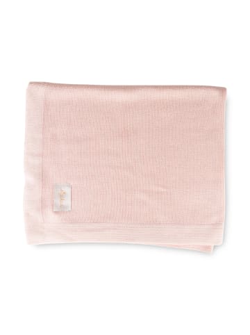 Sigikid Strickdecke Knitted Love Babydecke in rosa