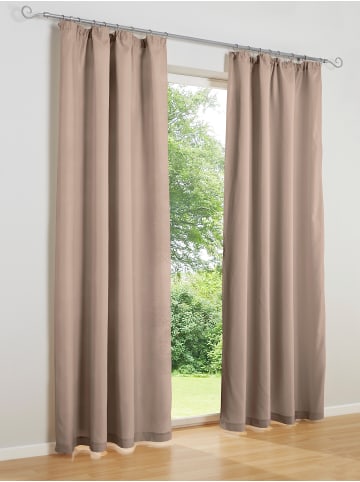 Heine Dekoschal in taupe