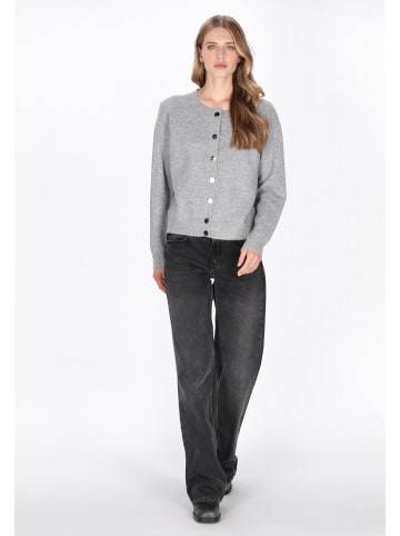 DreiMaster Vintage Women Cardigan in grey melange
