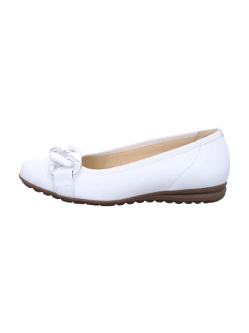 Gabor Comfort Elegante Ballerinas in Weiß
