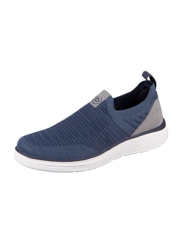 Bugatti Sportliche Slipper in Blau