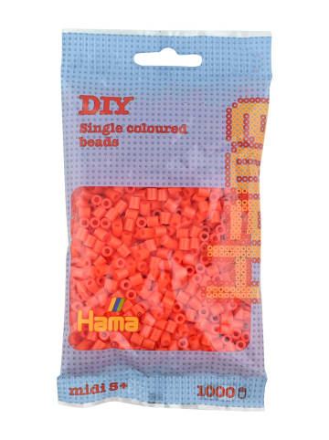 Hama Beutel mit 1000 Midi-Bügelperlen orange - ab 5 Jahren