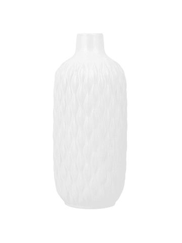 Beliani Dekovase EMAR in Weiß - (W) 14 x (H) 31 x (L) 14 cm