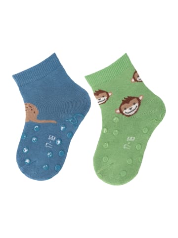 Sterntaler ABS-Krabbelsocken DP Känguru in mittelblau