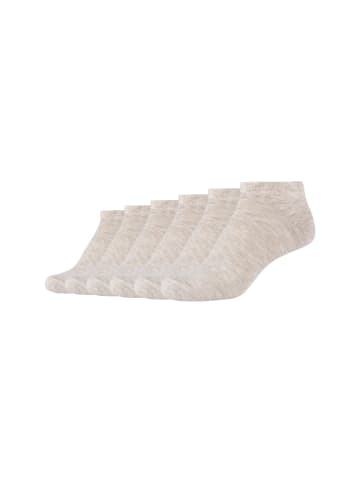 camano Sneakersocken 6er Pack nature melange