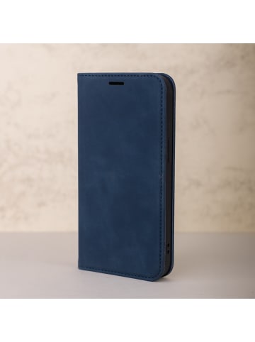 COFI 1453 TFO Smart Suede Kompatibel mit  iPhone 18 Pro Max / 17 Pro Max in Marineblau
