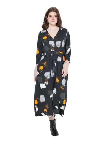 Ulla Popken Jerseykleid in schwarz