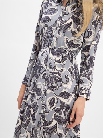 comma Kleid in marine ecru - 0001