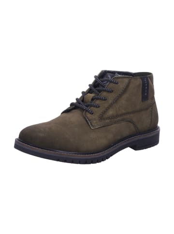Bugatti Herren- Stiefel/ Boots ungefüttert Caj in Grün