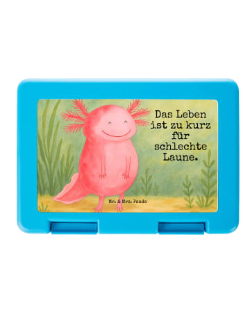 Mr. & Mrs. Panda Bento Box Axolotl Glücklich Design mit Spruch in Weiß