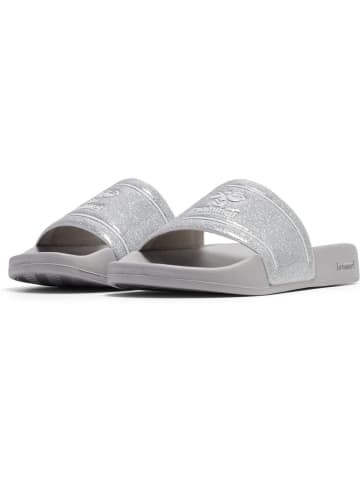 Hummel Kinder Badeschuh "Pool Slide Glitter Jr" in Grau