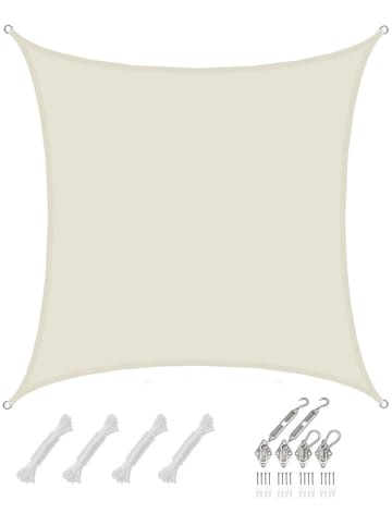 AMANKA Sonnensegel Kalahari 400 x 400 cm in beige