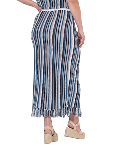 Ulla Popken Midirock in denimblau