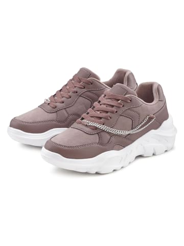 LASCANA Sneaker in mauve