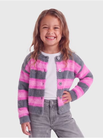 KIDS ONLY Strickjacke in Dark Grey Melange