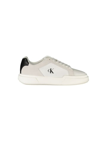 Calvin Klein Weiße Leder-Sneaker