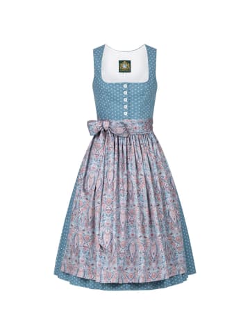 Hammerschmid Midi Dirndl in Blau