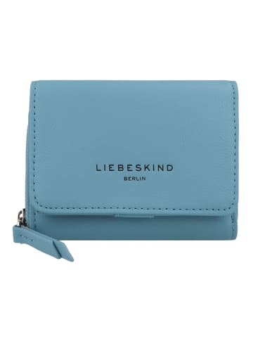 LIEBESKIND BERLIN Noos Harris Geldbörse RFID Schutz Leder 11 cm in petrol blue