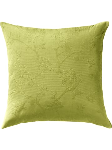 Erwin Müller Jacquard, Baumwollmischung Kissenhülle Arnsberg in apfelgrün