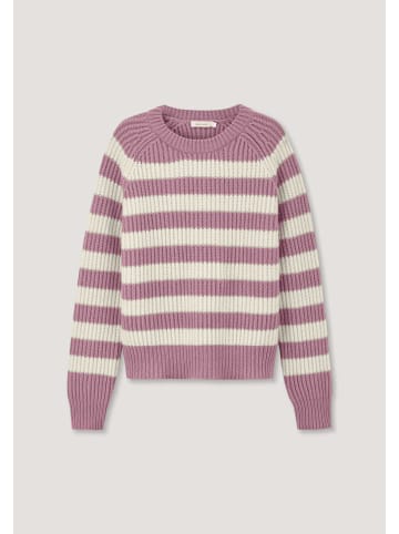 Hessnatur Pullover Streifen Relaxed in wildrose