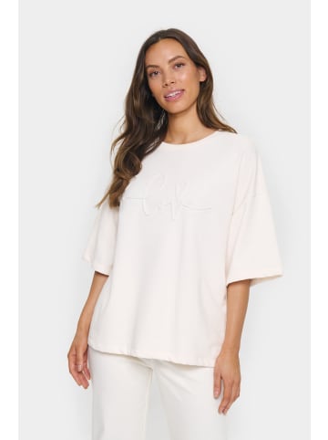 SAINT TROPEZ Trackjacket-sweat JanekeSZ Lockere Passform in Ice