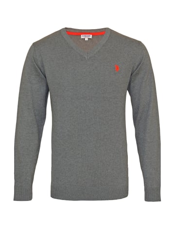 U.S. Polo Assn. U.S. Polo Assn. Strickpullover Pullover V-Neck in anthrazit