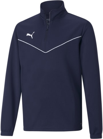 Puma Pullover "TeamRISE 1/4 Zip Top Jr" in Blau