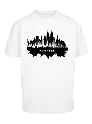 F4NT4STIC T-Shirt Cities Collection - New York skyline in weiß