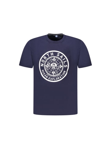 North Sails Blaues Baumwoll-T-Shirt