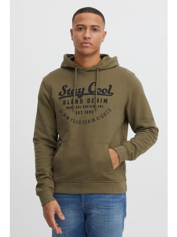 BLEND Kapuzenpullover Sweatshirt in Grün