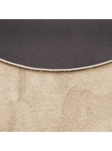 Pergamon Hochflor Super Soft Teppich Silky Rund in Antraciet