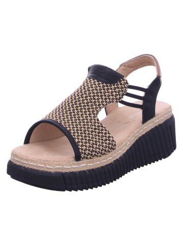 Tom Tailor Keilsandalette in schwarz