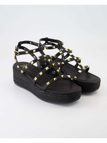 Terry Sandalen in Schwarz