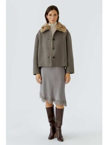 Oui Jacke in taupe mel