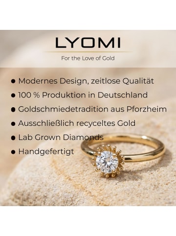 Lyomi 585/- Gold in gelb