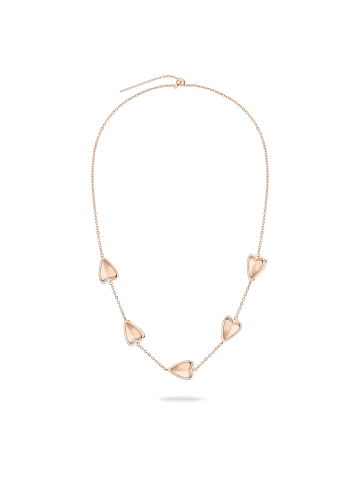 LIEBESKIND BERLIN Kette Halskette - Metal Heart in roségold