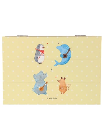 Mr. & Mrs. Panda Erinnerungsbox Big Einheit ohne Spruch in Gelb Pastell