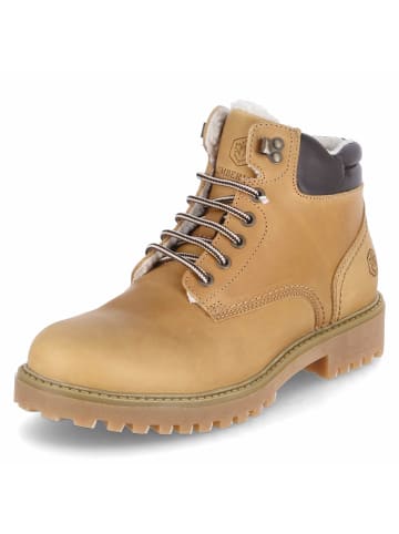 Lumberjack Stiefel mit Warmfutter in braun