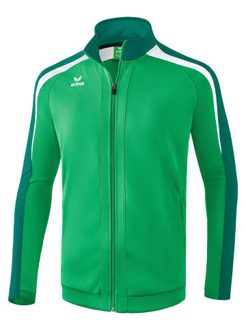 erima Liga 2.0 Trainingsjacke Mit Kapuze in smaragd/vergreen/weiss