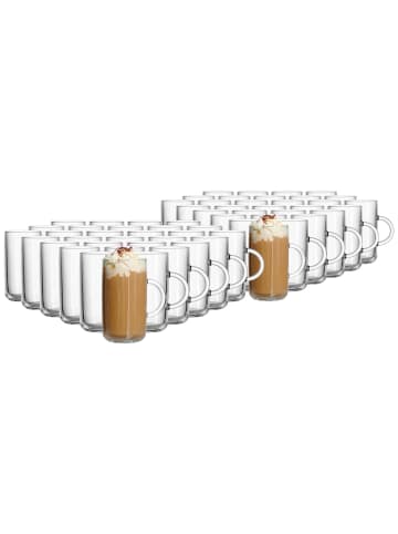 Ritzenhoff & Breker 60er Set Latte Macchiato / Glühwein Gläser Marco 270 ml transparent in transparent