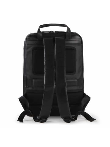Jost Aarhus Daypack Leder 42 cm Laptopfach in schwarz