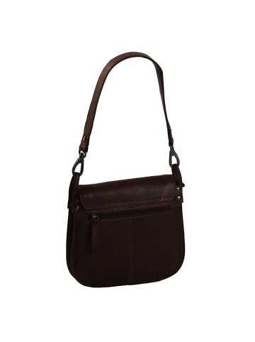 The Chesterfield Brand Wax Pull Up Schultertasche Leder 25 cm in braun