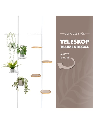 bremermann Zusatz-Rankelhilfe für Teleskop- Blumenregal 61078 und 61088, weiß
