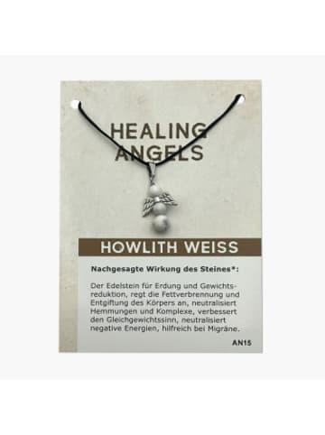 JOJO Handelsagentur Nonbook - Howlith weiss Minicard Healing Angels