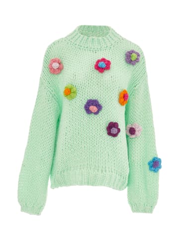 ebeeza Damen Strickpullover in Lagune